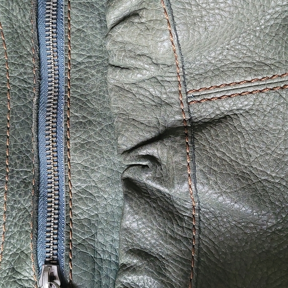 Fossil Leather Satchel Shoulder Bag - Picture 8 of 14